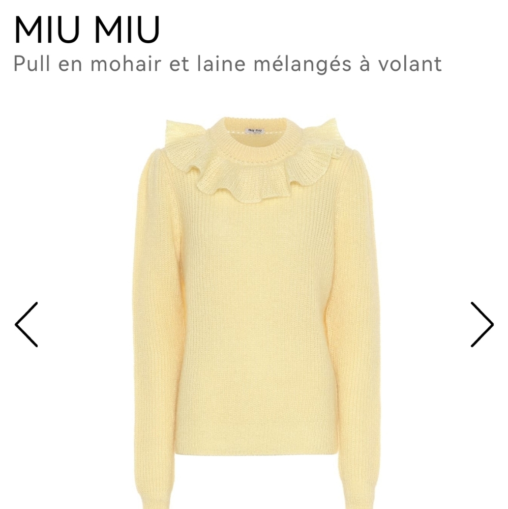 MIU MIU mohair sweater
